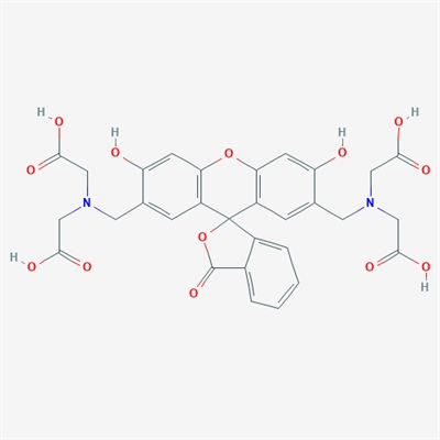 2,2',2'',2'''-(((3',6'-Dihydroxy-3-oxo-3H-spiro[isobenzofuran-1,9'-xanthene]-2',7'-diyl)bis(methylene))bis(azanetriyl))tetraacetic acid