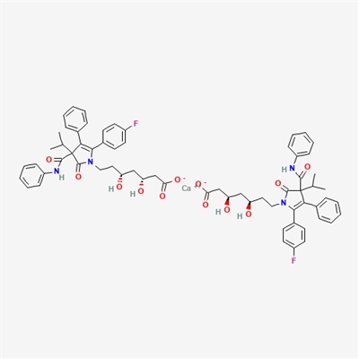 sodium (3R,5R)-7-(5-(4-fluorophenyl)-3-isopropyl-2-oxo-4-phenyl-3- (phenylcarbamoyl)-2,3-dihydro-1H-pyrrol-1-yl)-3,5-dihydroxyheptanoate(Atorvastatin Impurity )