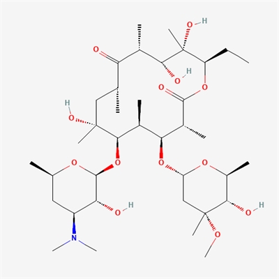 Erythromycin,fermentation,lj(Saccharopolyspora erythraea 160h-200h,10000～12000u/ml) 75%-80%