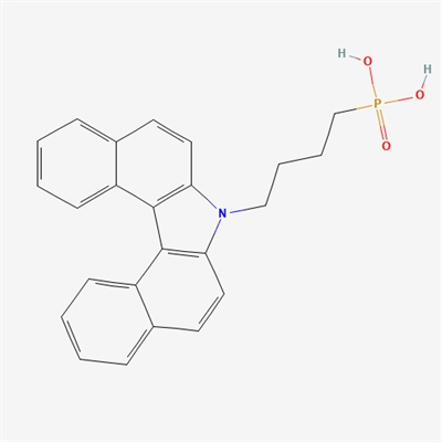 [4-(7H-Dibenzo[c,g]carbazol-7-yl)butyl]phosphonic Acid