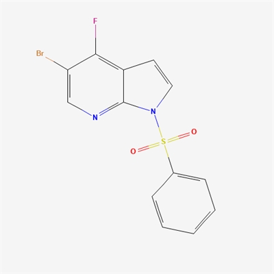 5-Bromo-4-fluoro-1-(phenylsulfonyl)-7-azaindole